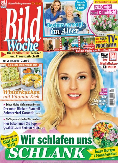 Titelbild der Ausgabe 2/2026 von Bildwoche. Diese Zeitschrift und viele weitere Programmzeitschriften als Abo oder epaper bei United Kiosk online kaufen.