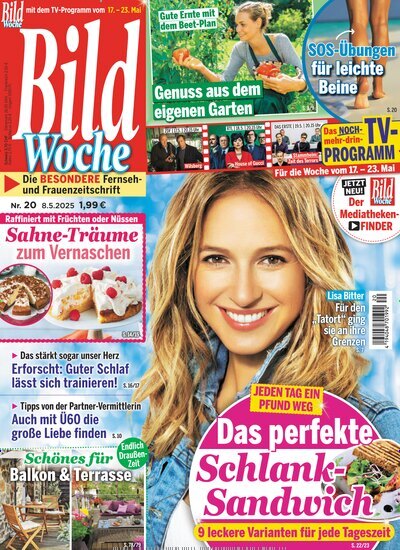 Titelbild der Ausgabe 20/2025 von Bildwoche. Diese Zeitschrift und viele weitere Programmzeitschriften als Abo oder epaper bei United Kiosk online kaufen.