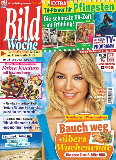 Titelbild der Ausgabe 23/2025 von Bildwoche. Diese Zeitschrift und viele weitere Programmzeitschriften als Abo oder epaper bei United Kiosk online kaufen.