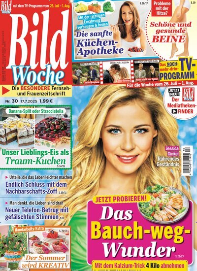 Titelbild der Ausgabe 30/2025 von Bildwoche. Diese Zeitschrift und viele weitere Programmzeitschriften als Abo oder epaper bei United Kiosk online kaufen.