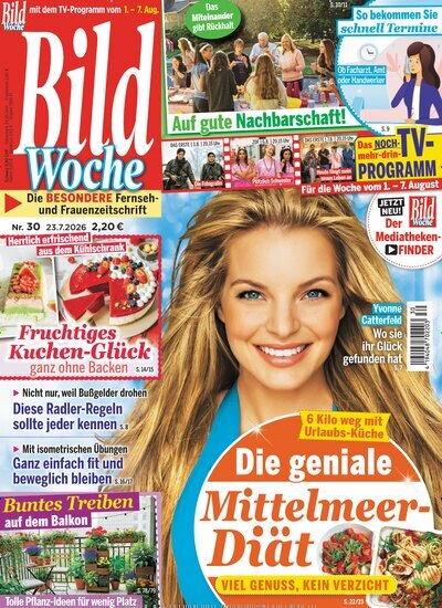 Titelbild der Ausgabe 30/2026 von Bildwoche. Diese Zeitschrift und viele weitere Programmzeitschriften als Abo oder epaper bei United Kiosk online kaufen.