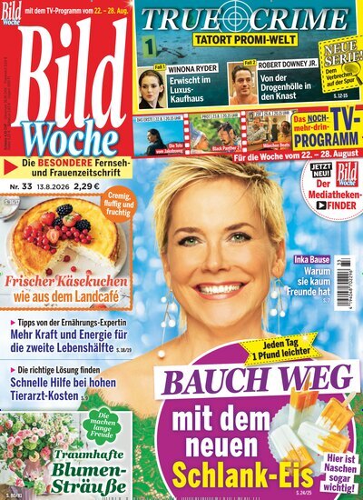 Titelbild der Ausgabe 33/2026 von Bildwoche. Diese Zeitschrift und viele weitere Programmzeitschriften als Abo oder epaper bei United Kiosk online kaufen.