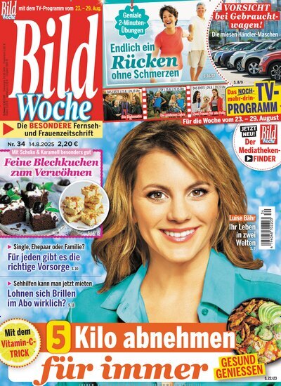 Titelbild der Ausgabe 34/2025 von Bildwoche. Diese Zeitschrift und viele weitere Programmzeitschriften als Abo oder epaper bei United Kiosk online kaufen.