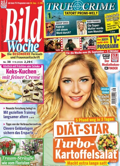 Titelbild der Ausgabe 38/2026 von Bildwoche. Diese Zeitschrift und viele weitere Programmzeitschriften als Abo oder epaper bei United Kiosk online kaufen.