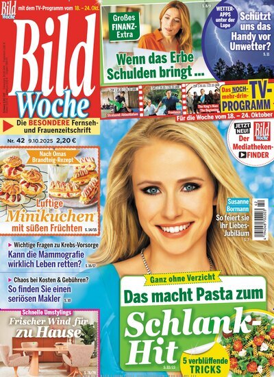 Titelbild der Ausgabe 42/2025 von Bildwoche. Diese Zeitschrift und viele weitere Programmzeitschriften als Abo oder epaper bei United Kiosk online kaufen.