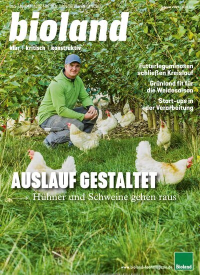 Titelbild der Ausgabe 2/2026 von bioland-Fachmagazin. Diese Zeitschrift und viele weitere Naturzeitschriften, Landwirtschaftszeitungen und Umweltmagazine als Abo oder epaper bei United Kiosk online kaufen.