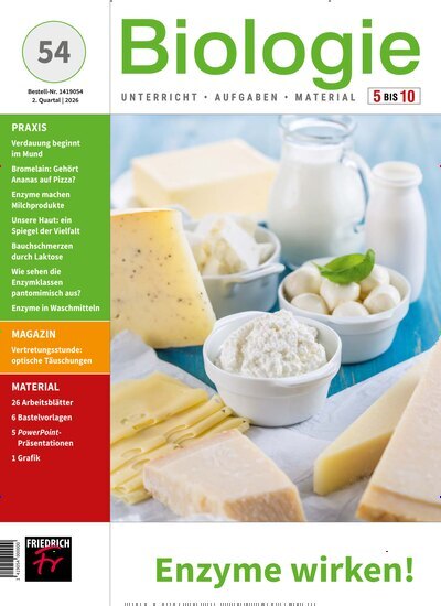 Titelbild der Ausgabe 54/2026 von Biologie 5-10. Diese Zeitschrift und viele weitere Zeitschriften für Pädagogik als Abo oder epaper bei United Kiosk online kaufen.
