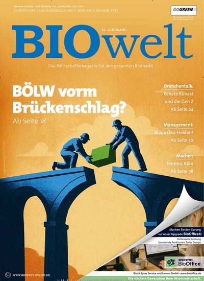 Titelbild der Ausgabe 9/2025 von BIOwelt. Diese Zeitschrift und viele weitere Businessmagazine als Abo oder epaper bei United Kiosk online kaufen.