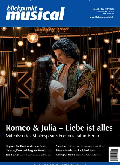 Titelbild der Ausgabe 2/2023 von blickpunkt musical. Diese Zeitschrift und viele weitere Kunstmagazine und Kulturmagazine als Abo oder epaper bei United Kiosk online kaufen.