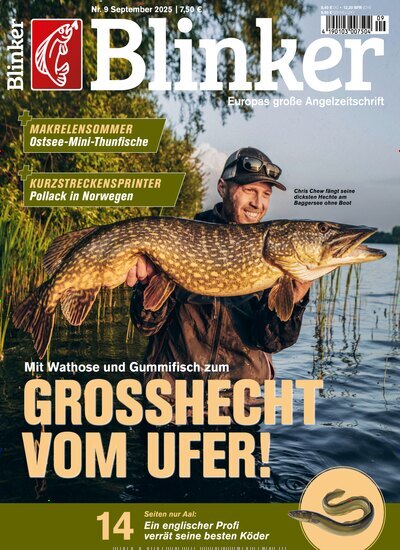 Titelbild der Ausgabe 9/2025 von Blinker. Diese Zeitschrift und viele weitere Sportmagazine als Abo oder epaper bei United Kiosk online kaufen.