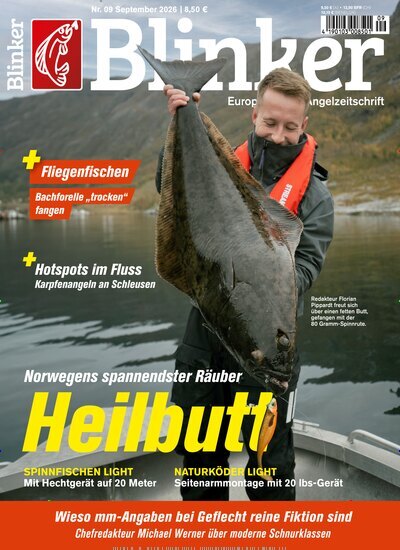 Titelbild der Ausgabe 9/2026 von Blinker. Diese Zeitschrift und viele weitere Sportmagazine als Abo oder epaper bei United Kiosk online kaufen.