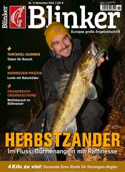 Titelbild der Ausgabe 11/2025 von Blinker. Diese Zeitschrift und viele weitere Sportmagazine als Abo oder epaper bei United Kiosk online kaufen.