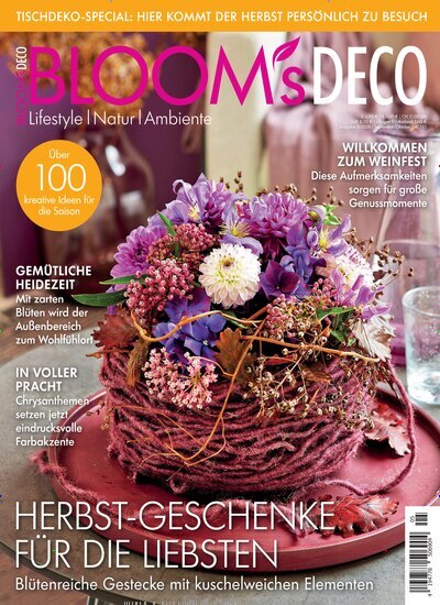 Titelbild der Ausgabe 5/2026 von Blooms Deco. Diese Zeitschrift und viele weitere Gartenzeitschriften und Wohnzeitschriften als Abo oder epaper bei United Kiosk online kaufen.