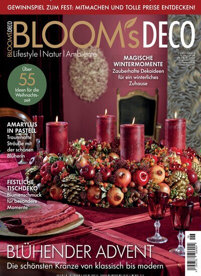 Titelbild der Ausgabe 6/2026 von Blooms Deco. Diese Zeitschrift und viele weitere Gartenzeitschriften und Wohnzeitschriften als Abo oder epaper bei United Kiosk online kaufen.