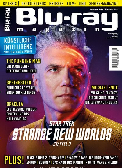 Titelbild der Ausgabe 1/2026 von Blu-ray Magazin. Diese Zeitschrift und viele weitere Audiomagazine, Filmmagazine und Fotozeitschriften als Abo oder epaper bei United Kiosk online kaufen.