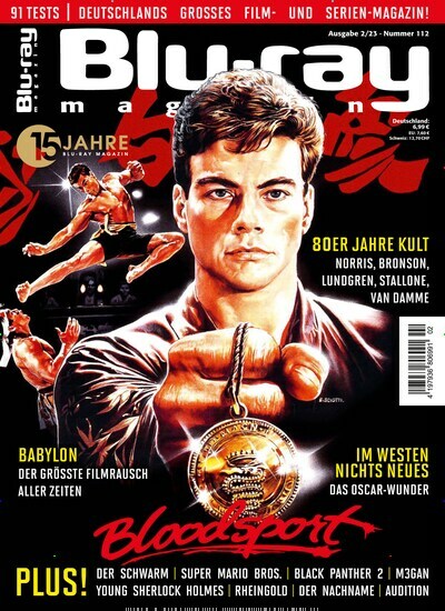Titelbild der Ausgabe 2/2023 von Blu-ray Magazin. Diese Zeitschrift und viele weitere Audiomagazine, Filmmagazine und Fotozeitschriften als Abo oder epaper bei United Kiosk online kaufen.