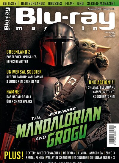 Titelbild der Ausgabe 2/2026 von Blu-ray Magazin. Diese Zeitschrift und viele weitere Audiomagazine, Filmmagazine und Fotozeitschriften als Abo oder epaper bei United Kiosk online kaufen.