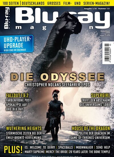 Titelbild der Ausgabe 3/2026 von Blu-ray Magazin. Diese Zeitschrift und viele weitere Audiomagazine, Filmmagazine und Fotozeitschriften als Abo oder epaper bei United Kiosk online kaufen.