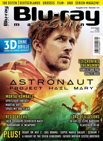 Titelbild der Ausgabe 4/2026 von Blu-ray Magazin. Diese Zeitschrift und viele weitere Audiomagazine, Filmmagazine und Fotozeitschriften als Abo oder epaper bei United Kiosk online kaufen.