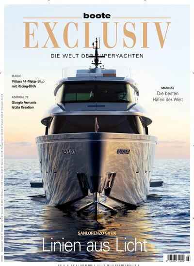 Titelbild der Ausgabe 3/2026 von Boote exclusiv. Diese Zeitschrift und viele weitere Sportmagazine als Abo oder epaper bei United Kiosk online kaufen.