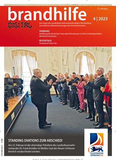 Titelbild der Ausgabe 4/2025 von Brandhilfe Baden-Württemberg. Diese Zeitschrift und viele weitere Jurazeitschriften und Zeitschriften für Verwaltung als Abo oder epaper bei United Kiosk online kaufen.