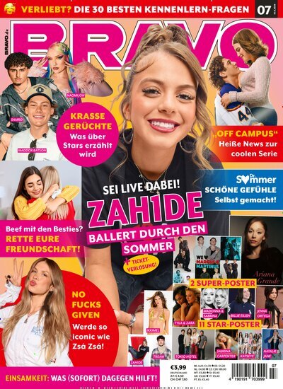Titelbild der Ausgabe 7/2026 von Bravo. Diese Zeitschrift und viele weitere Jugendzeitschriften und Kinderzeitschriften als Abo oder epaper bei United Kiosk online kaufen.