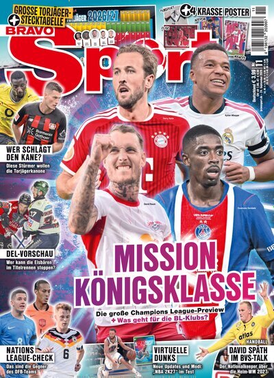 Titelbild der Ausgabe 11/2026 von Bravo Sport. Diese Zeitschrift und viele weitere Sportmagazine als Abo oder epaper bei United Kiosk online kaufen.
