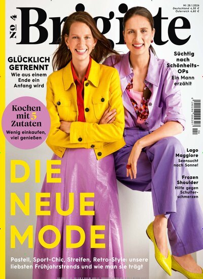 Titelbild der Ausgabe 4/2026 von Brigitte. Diese Zeitschrift und viele weitere Frauenzeitschriften als Abo oder epaper bei United Kiosk online kaufen.