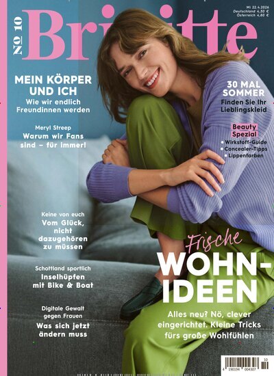 Titelbild der Ausgabe 10/2026 von Brigitte. Diese Zeitschrift und viele weitere Frauenzeitschriften als Abo oder epaper bei United Kiosk online kaufen.
