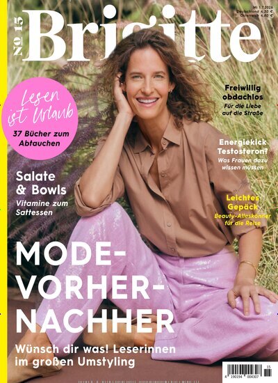 Titelbild der Ausgabe 15/2026 von Brigitte. Diese Zeitschrift und viele weitere Frauenzeitschriften als Abo oder epaper bei United Kiosk online kaufen.