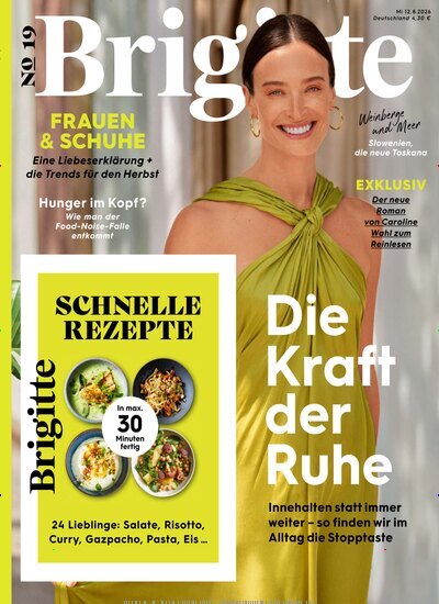 Titelbild der Ausgabe 19/2026 von Brigitte. Diese Zeitschrift und viele weitere Frauenzeitschriften als Abo oder epaper bei United Kiosk online kaufen.