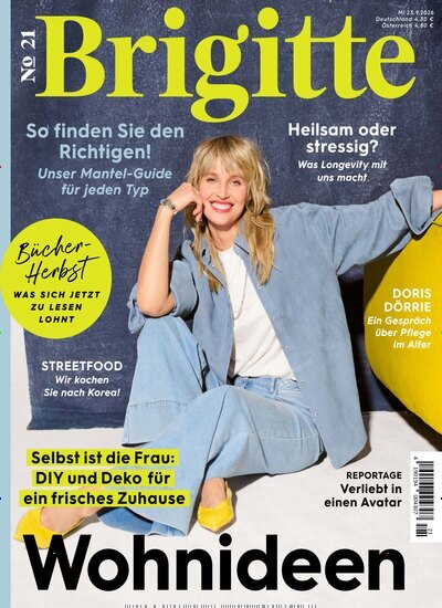 Titelbild der Ausgabe 21/2026 von Brigitte. Diese Zeitschrift und viele weitere Frauenzeitschriften als Abo oder epaper bei United Kiosk online kaufen.