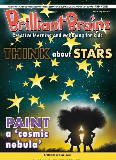 Titelbild der Ausgabe 57/2023 von Brilliant Brainz. Diese Zeitschrift und viele weitere Jugendzeitschriften und Kinderzeitschriften als Abo oder epaper bei United Kiosk online kaufen.
