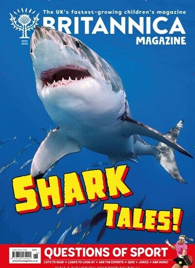 Titelbild der Ausgabe 6/2023 von Britannica. Diese Zeitschrift und viele weitere Jugendzeitschriften und Kinderzeitschriften als Abo oder epaper bei United Kiosk online kaufen.