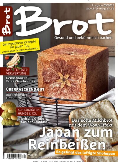 Titelbild der Ausgabe 5/2025 von Brot. Diese Zeitschrift und viele weitere Kochzeitschriften und Backzeitschriften als Abo oder epaper bei United Kiosk online kaufen.