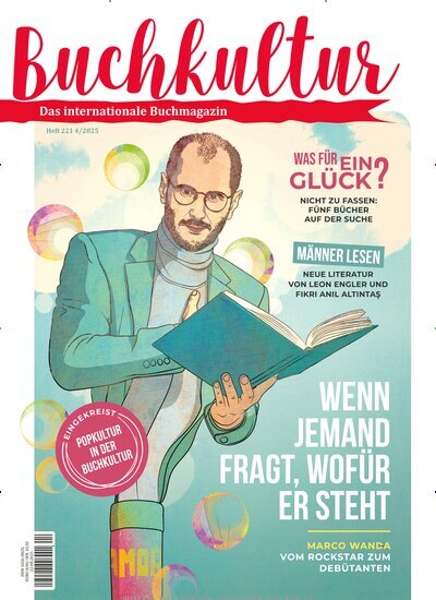 Titelbild der Ausgabe 221/2025 von Buchkultur. Diese Zeitschrift und viele weitere Reisemagazine, Freizeitmagazine und Wissensmagazine als Abo oder epaper bei United Kiosk online kaufen.