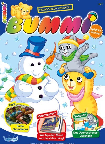 Titelbild der Ausgabe 1/2026 von Bummi. Diese Zeitschrift und viele weitere Jugendzeitschriften und Kinderzeitschriften als Abo oder epaper bei United Kiosk online kaufen.