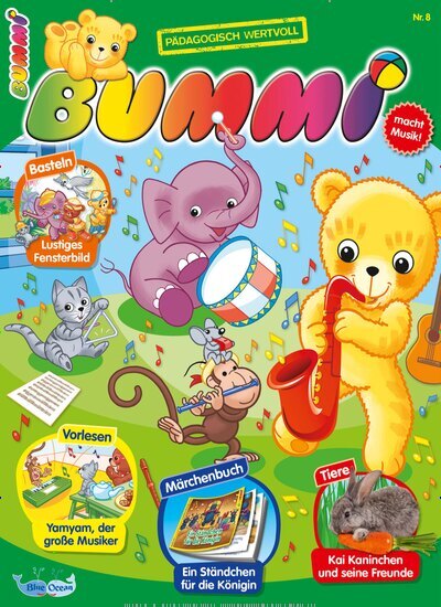 Titelbild der Ausgabe 8/2025 von Bummi. Diese Zeitschrift und viele weitere Jugendzeitschriften und Kinderzeitschriften als Abo oder epaper bei United Kiosk online kaufen.