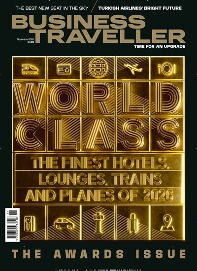 Titelbild der Ausgabe 11/2026 von Business Traveller. Diese Zeitschrift und viele weitere Wirtschaftsmagazine und Politikmagazine als Abo oder epaper bei United Kiosk online kaufen.