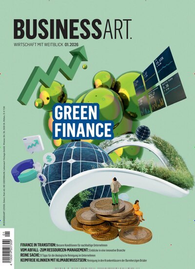 Titelbild der Ausgabe 1/2026 von Businessart. Diese Zeitschrift und viele weitere Businessmagazine als Abo oder epaper bei United Kiosk online kaufen.