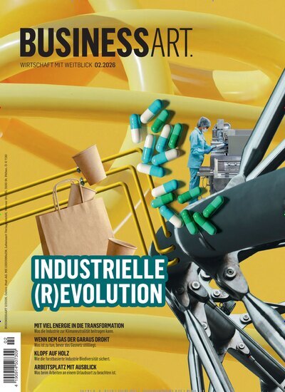 Titelbild der Ausgabe 2/2026 von Businessart. Diese Zeitschrift und viele weitere Businessmagazine als Abo oder epaper bei United Kiosk online kaufen.
