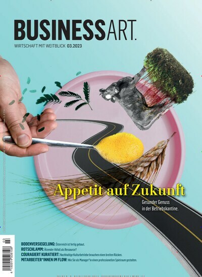 Titelbild der Ausgabe 3/2023 von Businessart. Diese Zeitschrift und viele weitere Businessmagazine als Abo oder epaper bei United Kiosk online kaufen.