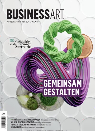 Titelbild der Ausgabe 4/2025 von Businessart. Diese Zeitschrift und viele weitere Businessmagazine als Abo oder epaper bei United Kiosk online kaufen.