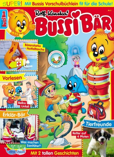 Titelbild der Ausgabe 5/2025 von Bussi Bär. Diese Zeitschrift und viele weitere Jugendzeitschriften und Kinderzeitschriften als Abo oder epaper bei United Kiosk online kaufen.