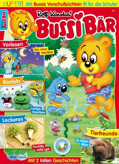 Titelbild der Ausgabe 7/2025 von Bussi Bär. Diese Zeitschrift und viele weitere Jugendzeitschriften und Kinderzeitschriften als Abo oder epaper bei United Kiosk online kaufen.