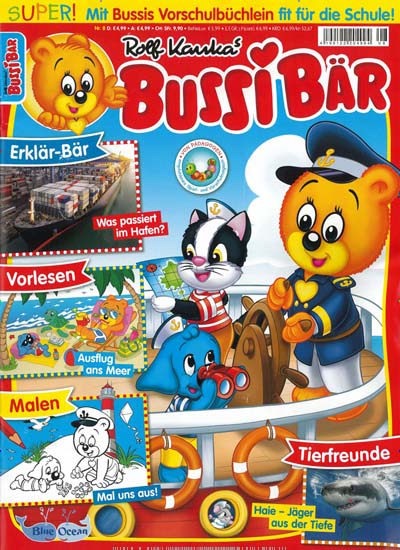 Titelbild der Ausgabe 8/2023 von Bussi Bär. Diese Zeitschrift und viele weitere Jugendzeitschriften und Kinderzeitschriften als Abo oder epaper bei United Kiosk online kaufen.