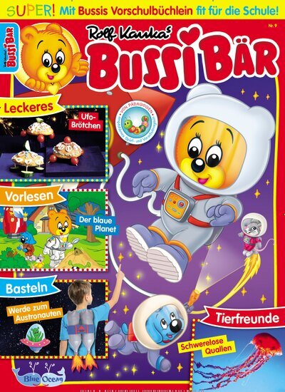 Titelbild der Ausgabe 9/2025 von Bussi Bär. Diese Zeitschrift und viele weitere Jugendzeitschriften und Kinderzeitschriften als Abo oder epaper bei United Kiosk online kaufen.
