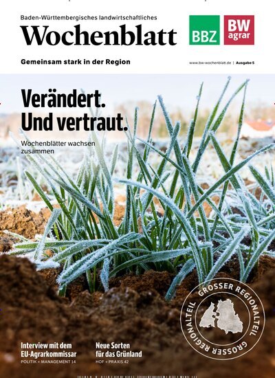 Titelbild der Ausgabe 5/2026 von BWagrar Landwirtschaftliches Wochenblatt. Diese Zeitschrift und viele weitere Naturzeitschriften, Landwirtschaftszeitungen und Umweltmagazine als Abo oder epaper bei United Kiosk online kaufen.