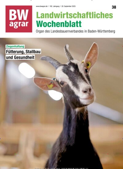 Titelbild der Ausgabe 38/2025 von BWagrar Landwirtschaftliches Wochenblatt. Diese Zeitschrift und viele weitere Naturzeitschriften, Landwirtschaftszeitungen und Umweltmagazine als Abo oder epaper bei United Kiosk online kaufen.
