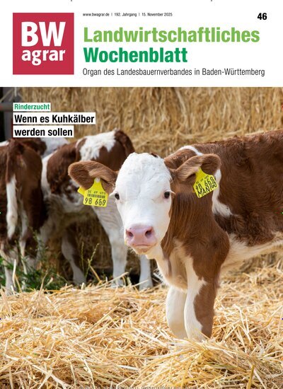 Titelbild der Ausgabe 46/2025 von BWagrar Landwirtschaftliches Wochenblatt. Diese Zeitschrift und viele weitere Naturzeitschriften, Landwirtschaftszeitungen und Umweltmagazine als Abo oder epaper bei United Kiosk online kaufen.